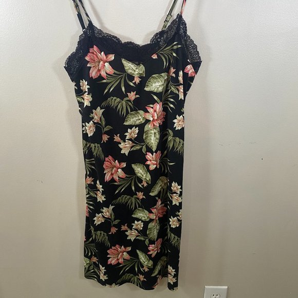 BCBGMaxAzria Other - NWT BCBG Max Azria Black Floral Nightgown
